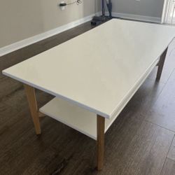 White Wood Coffee Table