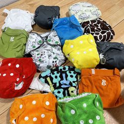 Cloth Diapers  Newborn Sz  All In One 