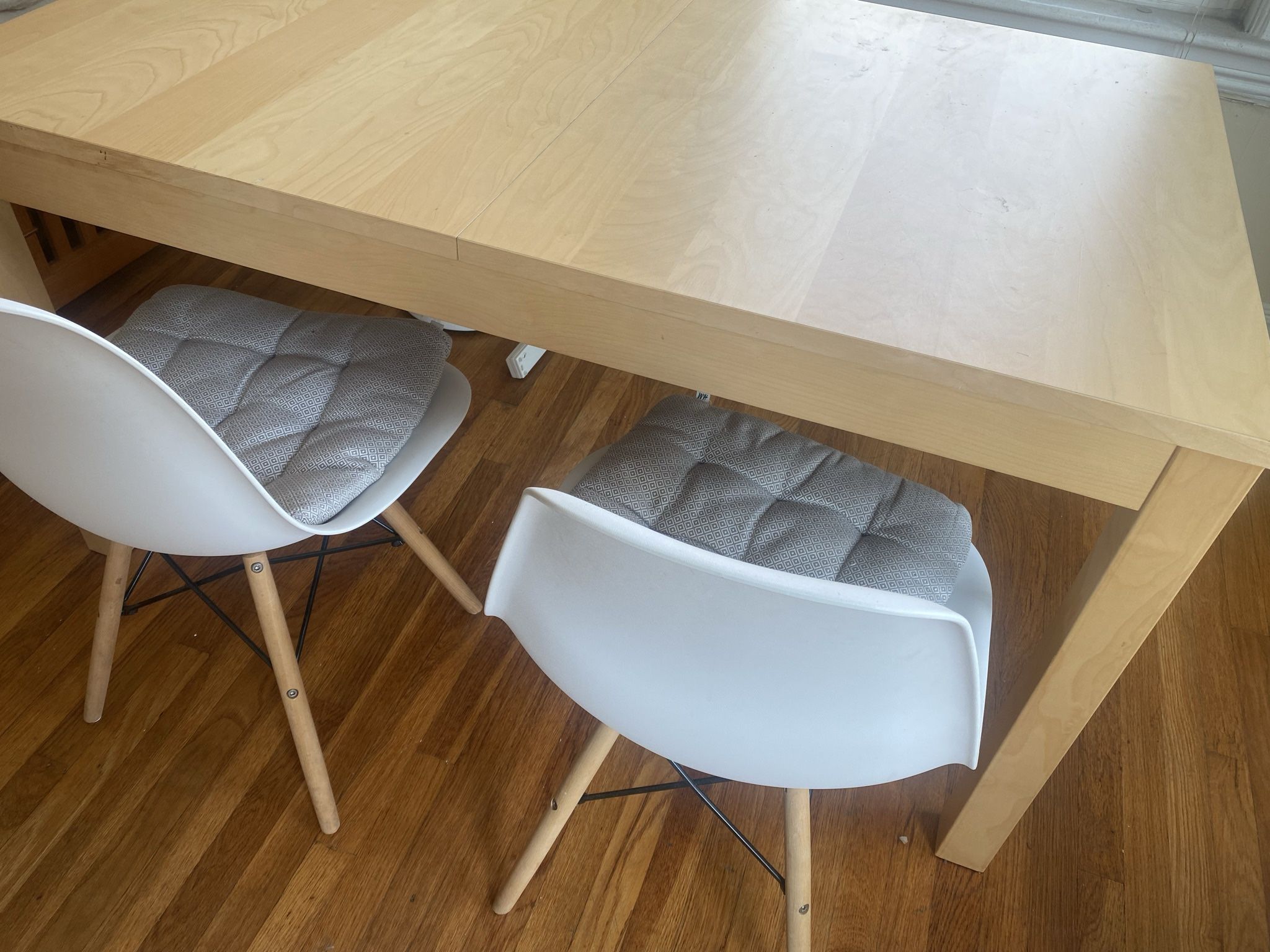 Table, Chairs, Seat Cushions