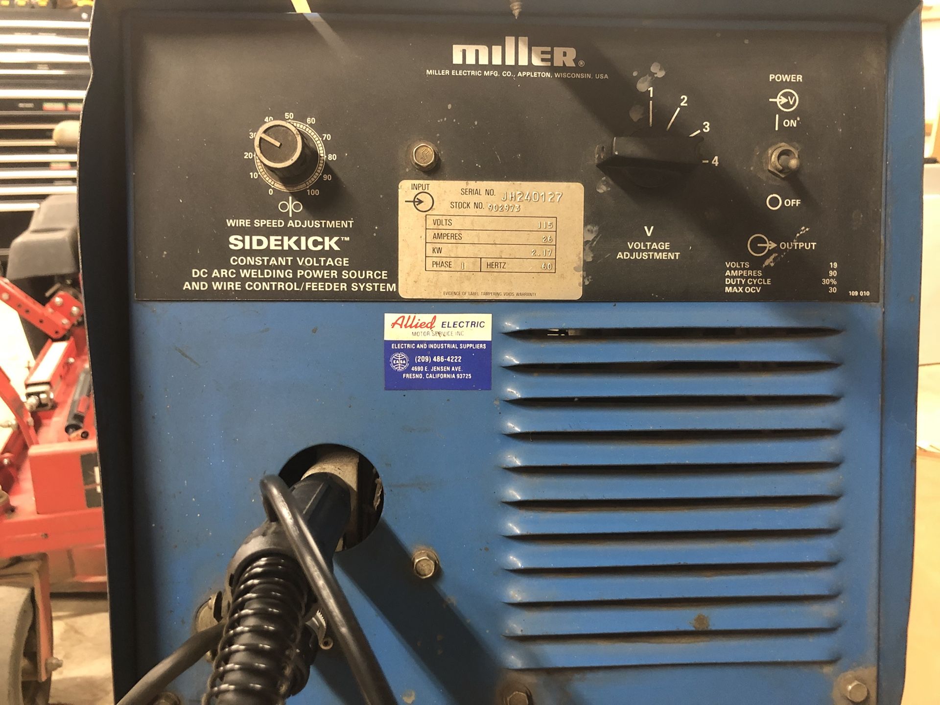 Miller Sidekick 110V MIG welder for Sale in Sanger, CA OfferUp