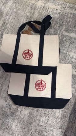 Trader’s Joe Large Tote -Navy Blue