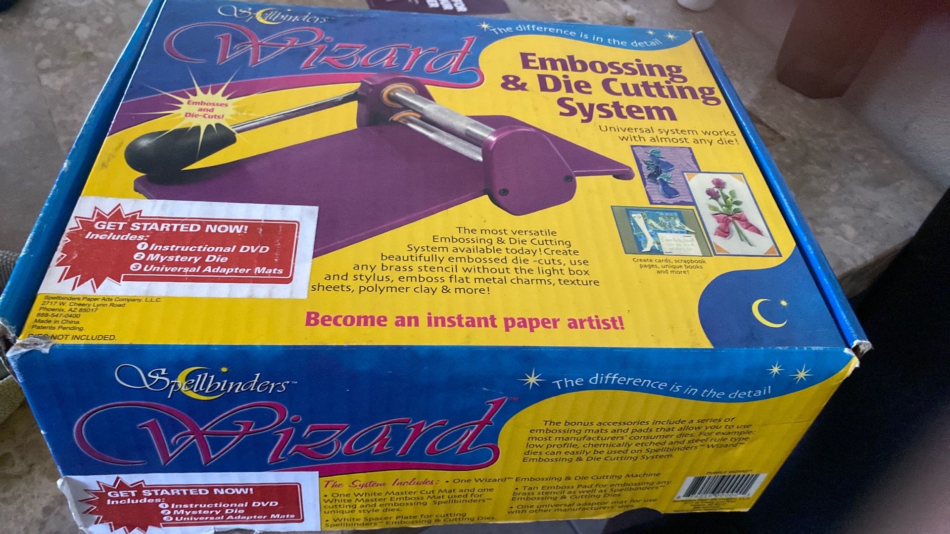 Spellbinders wizard embossing & die cutting system