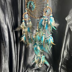 Leather and Feather Dreamcatcher