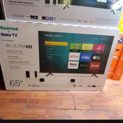 65” Hisense Smart 4k Led Uhd Tv 