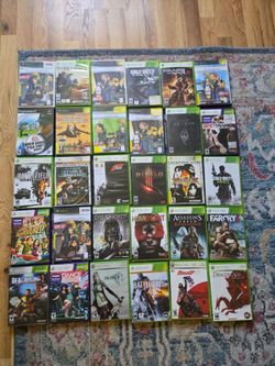 Xbox  games collection lot