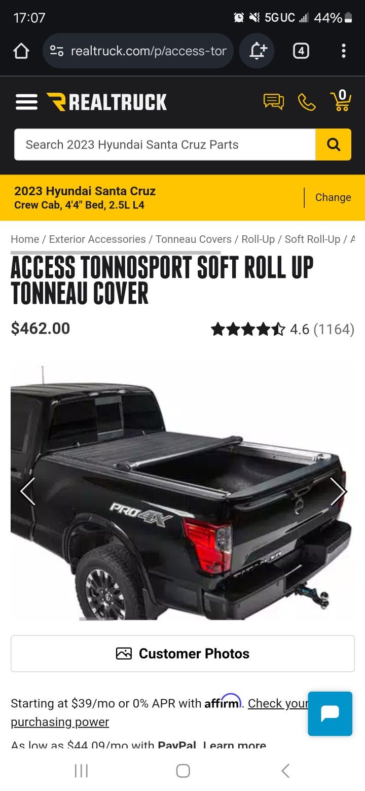 ACCESS Tonnosport Roll up Tonneau Cover