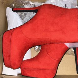Red boots 