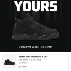 Jordan 4s Blackcat