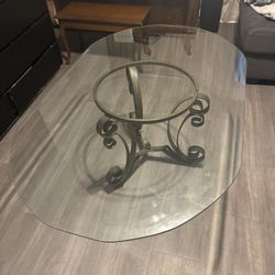 Glass Table And End Tables 