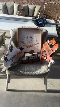 New Halloween And Fall Decorations. All Have Tags,
