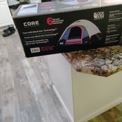 Core 6 Person Tent With Block Out Technology 