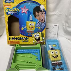 SpongeBob SquarePants Nickelodeon Hangman Word Game COMPLETE
