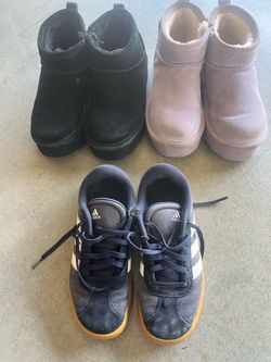 Size 3 girls Bear Paw & adidas bundle