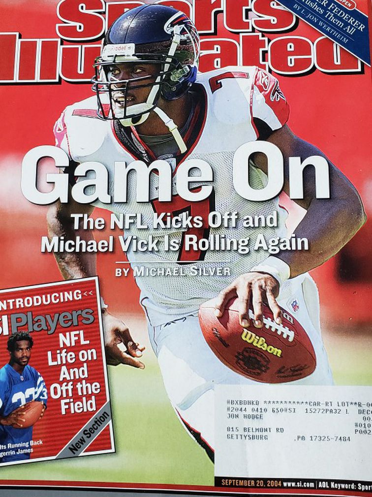September 20, 2004 Michael Vick Atlanta Falcons Sports Illustrated