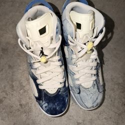 2021 NIKE RETRO AIR JORDAN VI 6 ACID WASH US Size 7Y