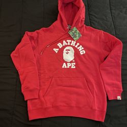 Bape Red College Ape (rep)