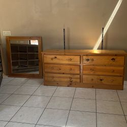 Solid Pine Standard Bed Set 