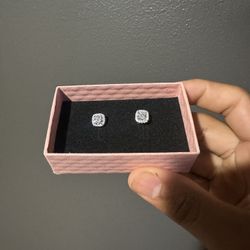 Moissanite Earrings .5ct