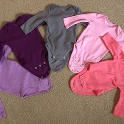 Baby Girl Long Sleeves Onesies 5-pc 