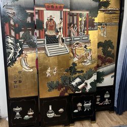 Antique Oriental Privacy Panels