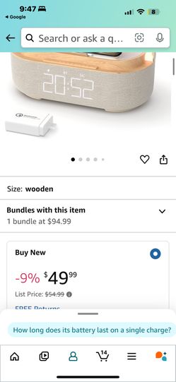 Wireless speaker, charger, timer, alarm clock, clock