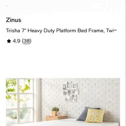 Metal Platform Twin Frame