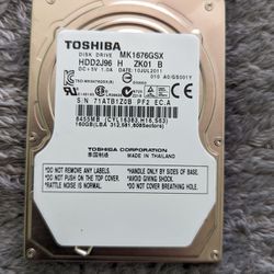Toshiba 160gb HDD