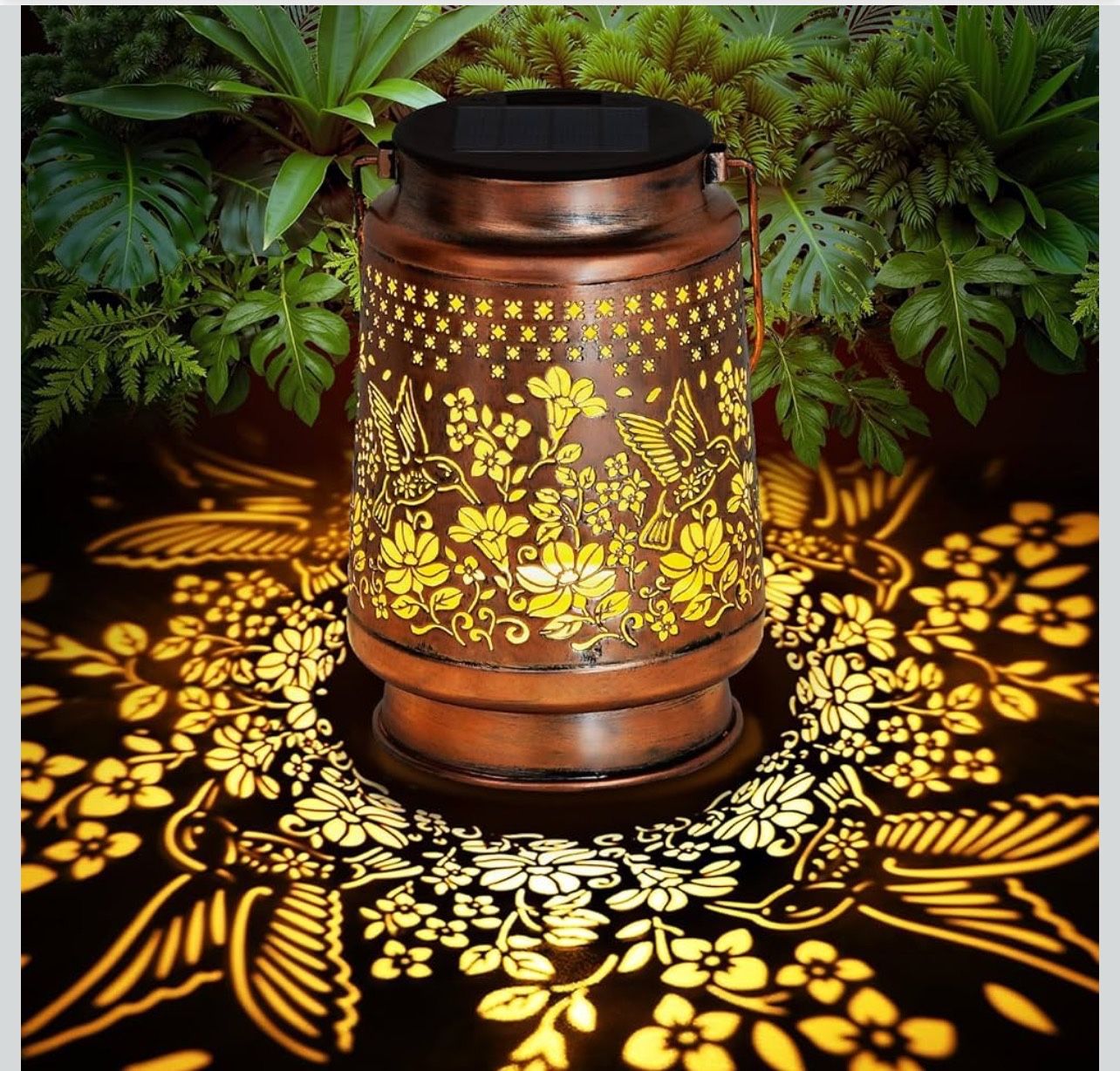 Christmas Gifts for Women, Solar Lantern Outdoor Waterproof Decorations Garden Decor, Christmas Birthday Gifts for Women, Mom, Grandma Decorative Gard