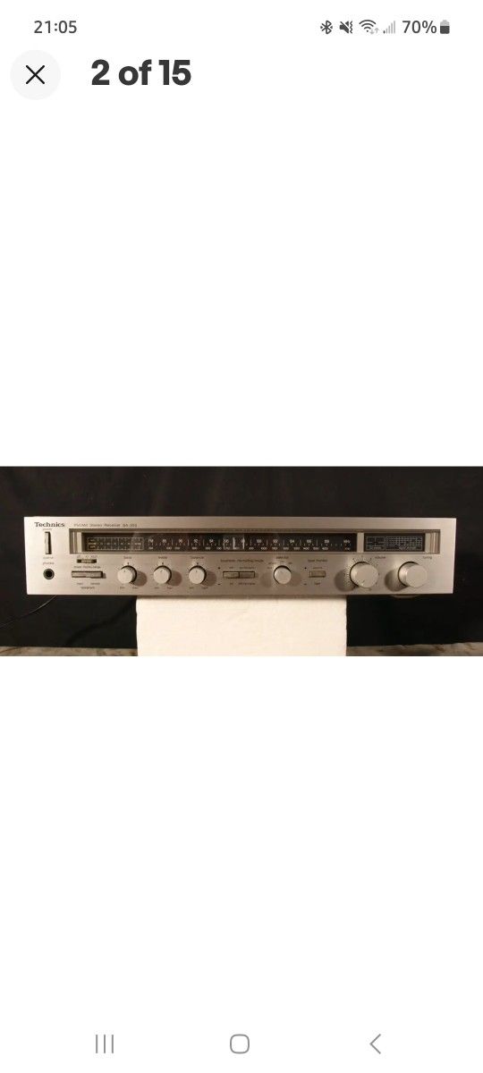 VINTAGE TECHNICS SA 203 AMPLIFIER