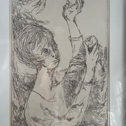 Vintage Etching artwork