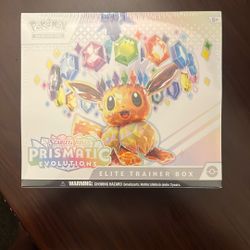 Pokemon Prismatic Evolutions ETB Elite Trainer Box Brand New Sealed