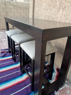 Bar Table set with power outlet