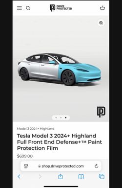 Te$la Front end PPF
