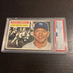 1956 Topps Mickey Mantle #135 PSA2 Graded . Rare Vintage Baseball Card. for  Sale in Kirkland, WA - OfferUp