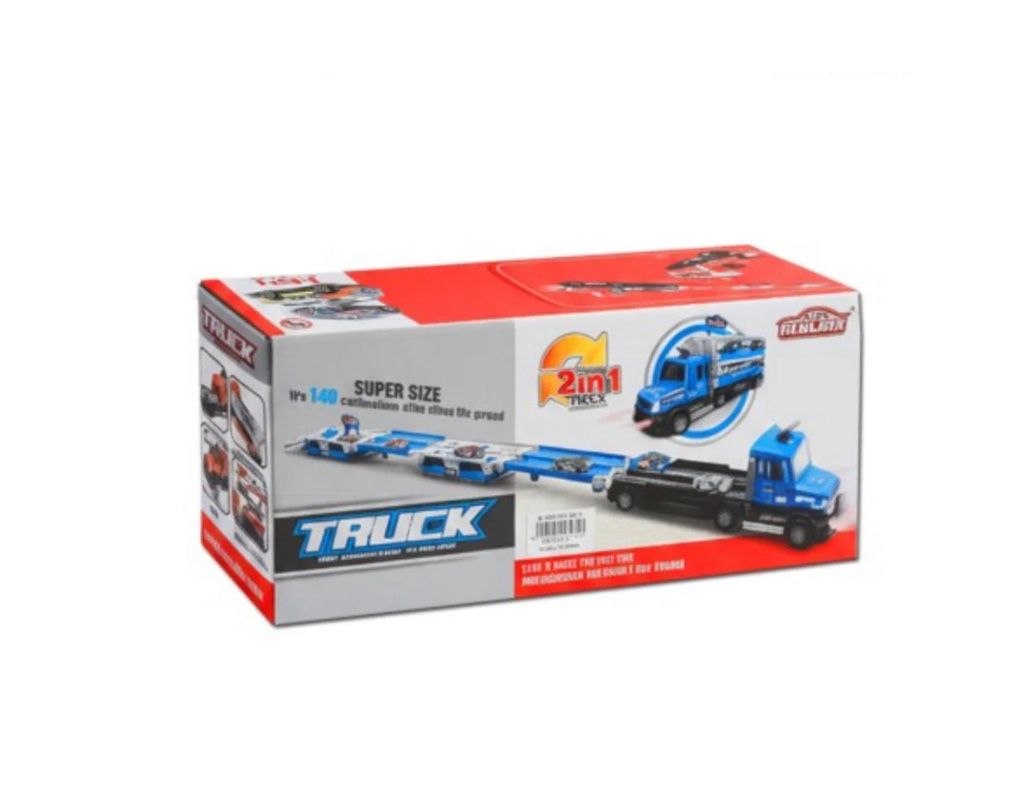 Talgic Truck Deformation Storage with 6 Random Cars