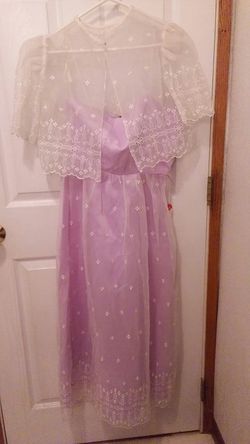 Size 9/10 dress with lace jacket
