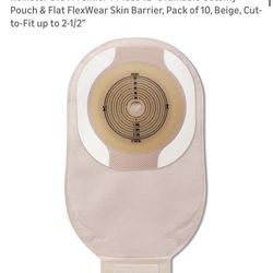 Ostomy Pouch & Flat FlexWear bag 1 piece