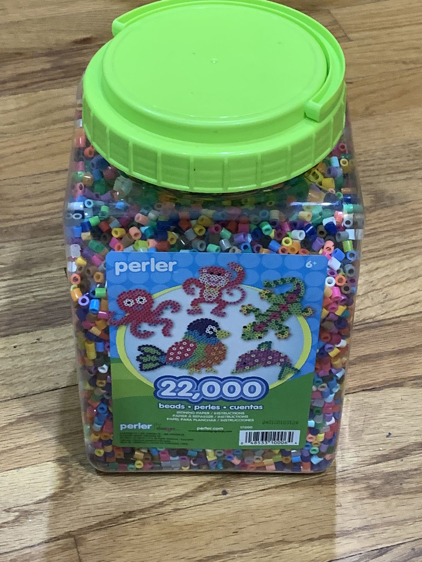Perler  Beads  Jug     Assorted  Colors
