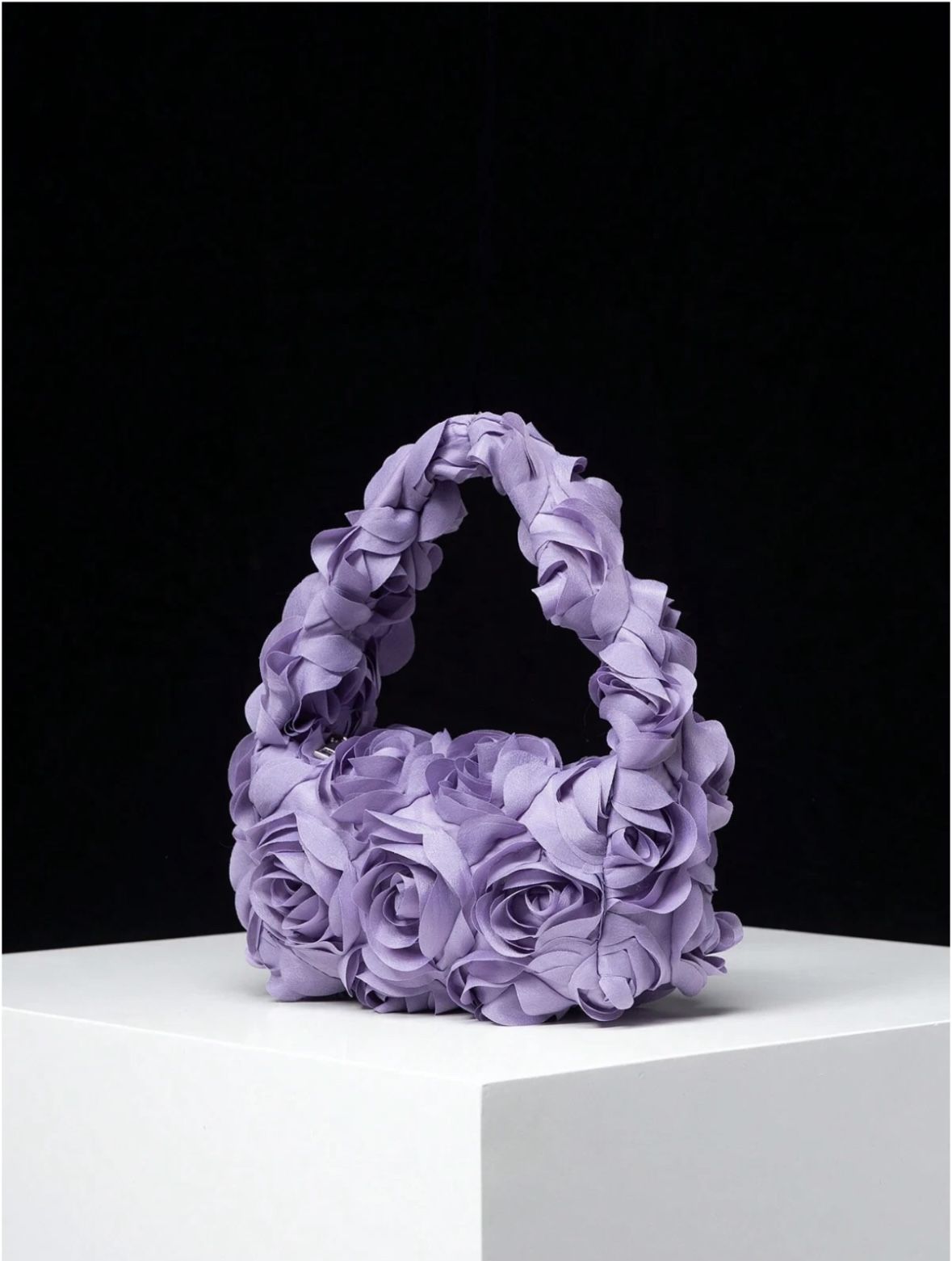Rose Pattern Evening Clutch