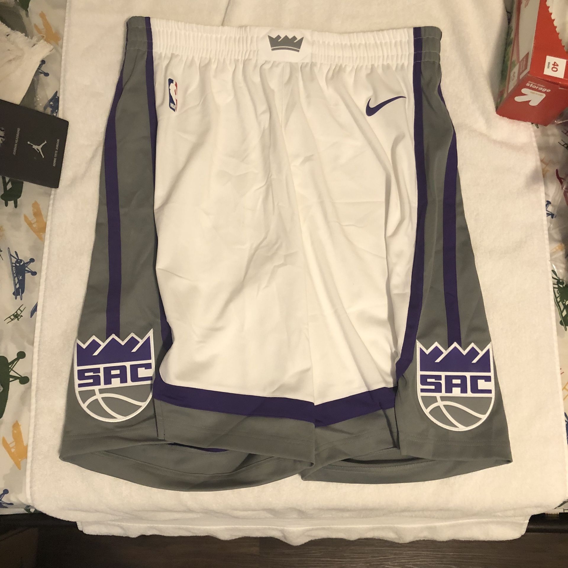 Sacramento Kings Nike Game Shorts Team Issue 