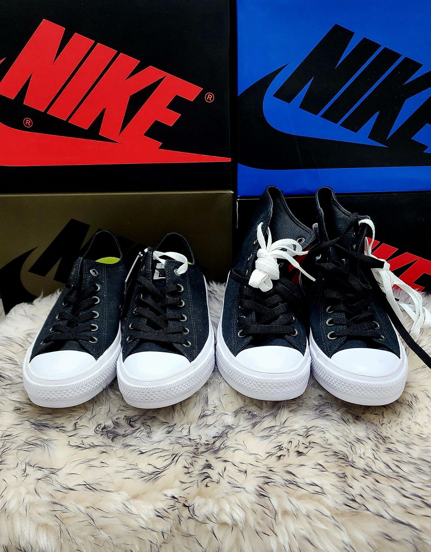 Converse All Star Chuck Taylor II Lunarlon, Black/White