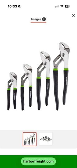 Adjustable pliers set of 4
