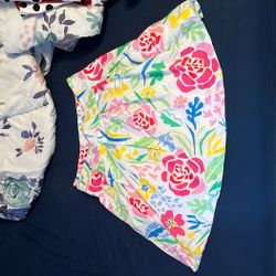 Colorful Flower Skirt