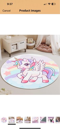 Unicorn rug open box brand new