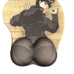 NEW BOO ACE Joseph Joestar PP Anime 3D Mouse Pad with Soft Wrist Rest