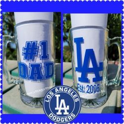 Lrg Glass Beer Mug