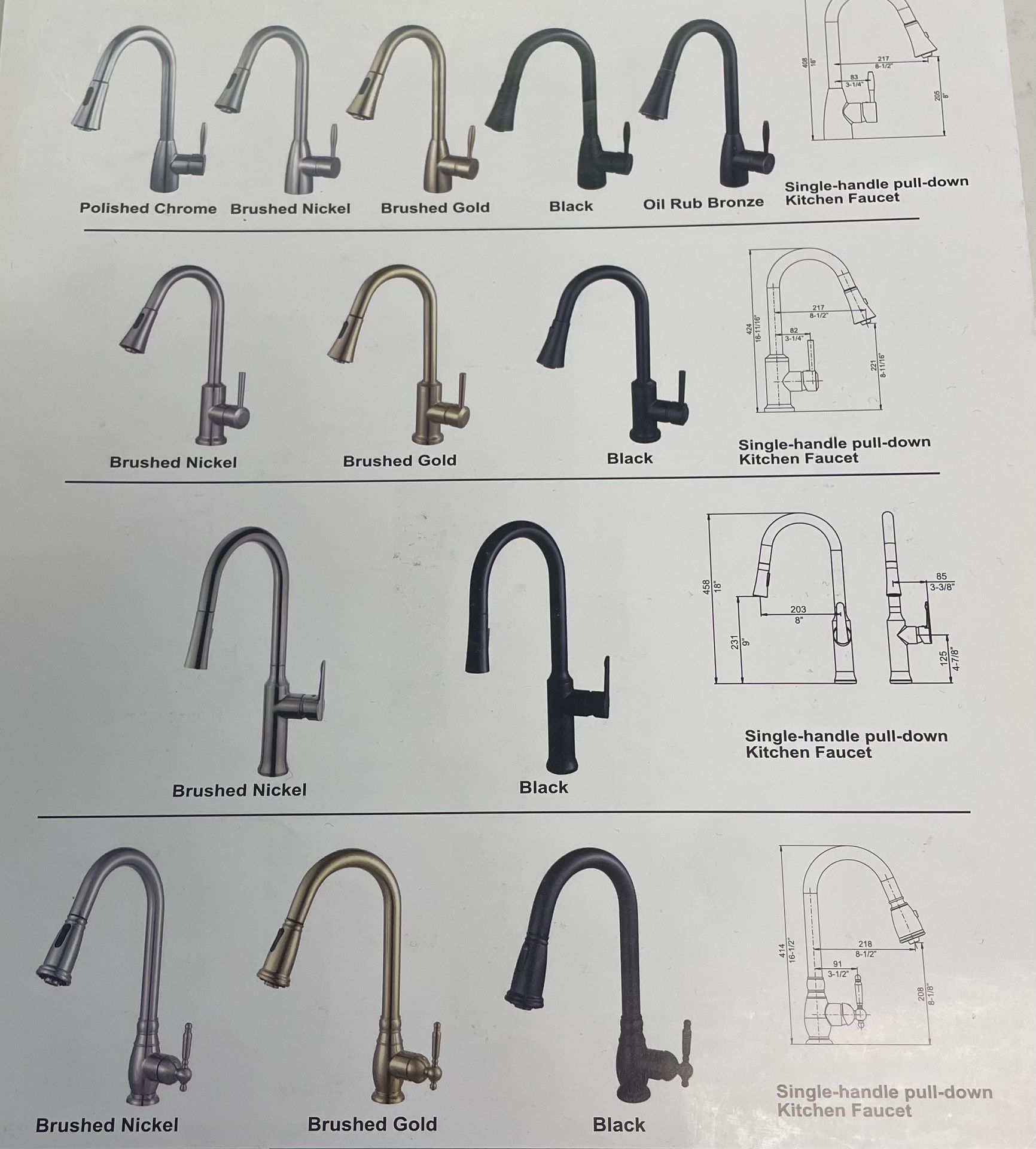 Kitchen Faucets, Bathroom Faucet, Tub Faucets