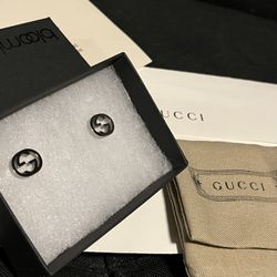 GUCCI GG EARRINGS SILVER 