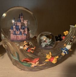 Disney’s characters musical snow globe large