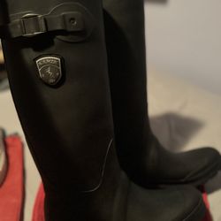 Black Kamik Rain Boots Size 11 Women